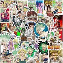 50pcs Dr.Stone anime waterproof stickers set
