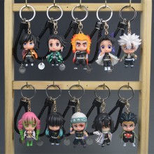 Demon Slayer anime figure doll key chains