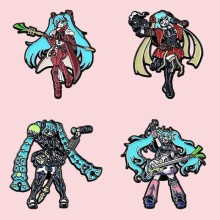 Hatsune Miku Alloy Enamel Badges Brooch Pins