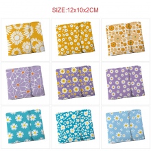 The flower anime snap wallet buckle purse