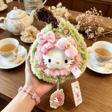 Original Sanrio Hello Kitty Sweetheart Barley Plush Doll Bag Charm
