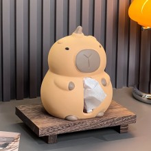 Capybara Cartoon Ceramic Tissue Box