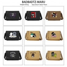 BADBADTZ-MARU XO retro canvas messenger crossbody sho...